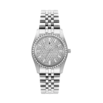 Afbeelding van Jacques du Manoir Dameshorloge JWL01101 Inspiration Glamour 32 MM Zilver