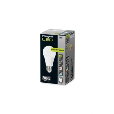 Afbeelding van E27 Standaard LED Lamp Helder Wit (5000K) 8.5 Watt, vervangt 60W Halogeen Integral