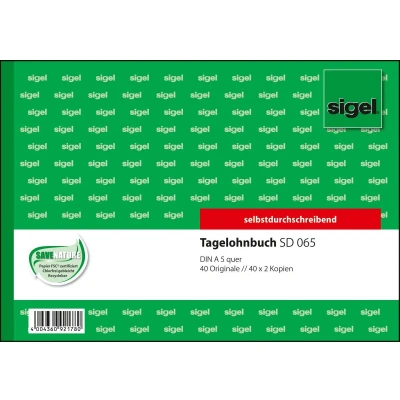Afbeelding van Sigel, Formulier, Dagboek (40 x)