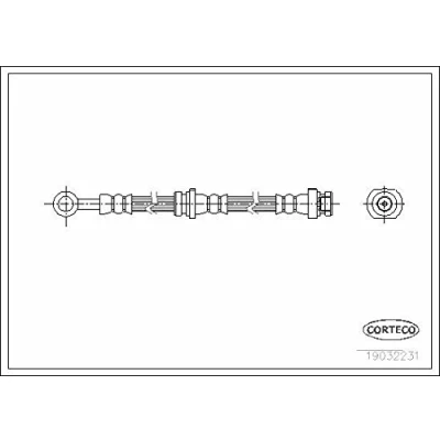 Afbeelding van CORTECO 19032231 Remslang Achteras 495