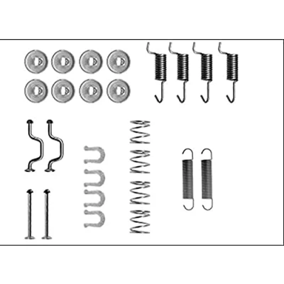 Afbeelding van HELLA 8DZ 355 206 151 Toebehoren, parkeerremschoen TOYOTA: Celica V Coupe