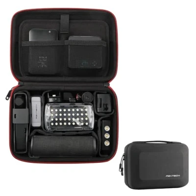 Afbeelding van PGYTECH OSMO Pocket transporttas, compatibel met DJI 2, OM4, OM5, Mobile 3, Pocket, Action, Gopro 10 9 8, Insta 360, Feiyu