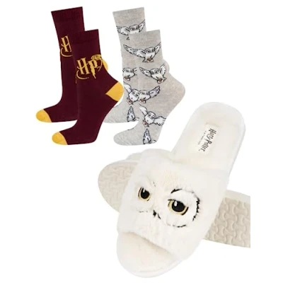 Afbeelding van Soxo Damespantoffels, cadeau voor dames, Harry Potter Friends tv serie, 2 maten