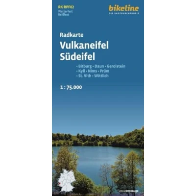 Afbeelding van Radkarten Vulkaneifel Südeifel cycle map
