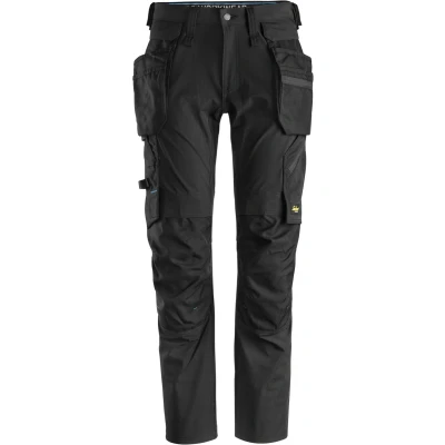 Afbeelding van Snickers 6208 LiteWork, Werkbroek+ met afneembare Holsterzakken Zwart/Zwart