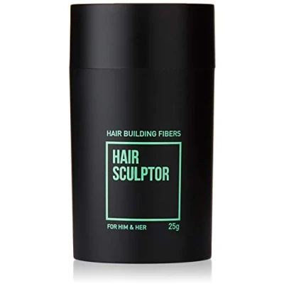 Afbeelding van Sinelco Hair Sculptor Building Fibers zwart 25gr Haibu by Kapperskorting.com