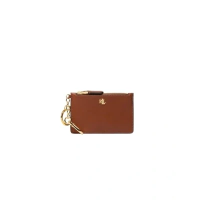 Afbeelding van Ralph Lauren dames Pasjehouder van leer met logo