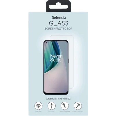 Afbeelding van Selencia Screenprotector Geschikt voor OnePlus Nord N10 5G Tempered Glass Gehard Glas