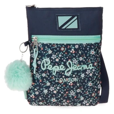 Afbeelding van Pepe Jeans Alenka Schoudertas, plat, Blauw, 20 x 24 cm, polyester by Joumma Bags Bags, Platte schouderriem, schouderriem