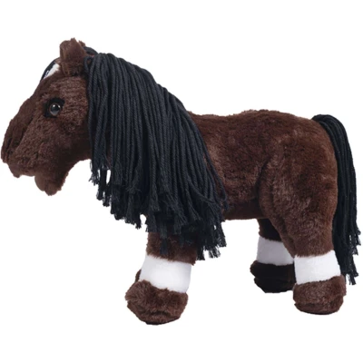 Afbeelding van HKM Knuffel Pony Donkerbruin