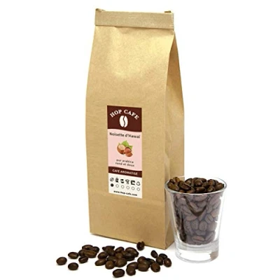 Afbeelding van Koffiebonen, gearomatiseerd, hazelnoot, medium_roast, 500 g