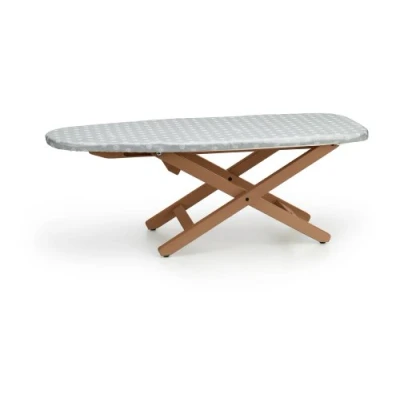 Image de Arredamenti Italia 637 MINISTYRO Planche à Repasser Réglable/Pliable Petit Hêtre Massif Cerise 81 x 33 30 cm