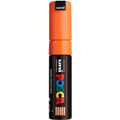 Afbeelding van Posca paintmarker PC 8K donkeroranje 6 stuks