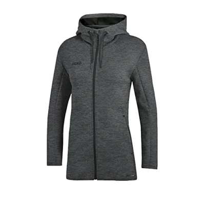 Afbeelding van Jas met kap Premium Basics Lichtgrijs gemeleerd / 36