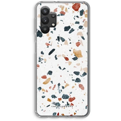 Afbeelding van Case Company® hoesje geschikt voor Samsung Galaxy A32 5G Terrazzo N4 Soft Cover Telefoonhoesje Bescherming aan alle Kanten en Schermrand