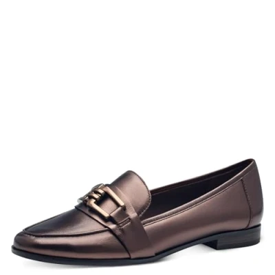 Afbeelding van Marco Tozzi Dames Instapper 24201 965 Brons Metallic Maat 38