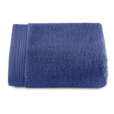 Afbeelding van Top Towel Set van 1 douchehanddoek Badhanddoeken 100% gekamd katoen 600 g/m² Afmetingen 70 x 140 cm Marineblauw