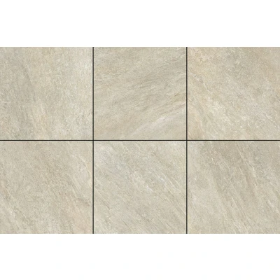 Afbeelding van Keramische Tuintegel Quartz Giallo 80x80x3cm