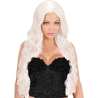 Afbeelding van Widmann Game of Thrones Kostuum Pruik Wit Spiraal Krullen Santa Mina / Beige Carnavalskleding Verkleedkleding