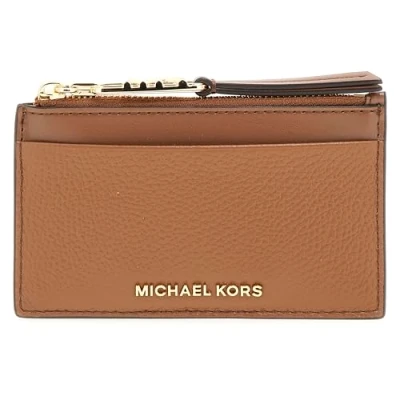 Afbeelding van Michael Kors Empiresm ZIP CARD CASE Portemonnee, Dames, Maat: One Size, Luggage
