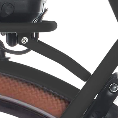 Afbeelding van Cortina achterdrager bracket 57/65 arrant black matt