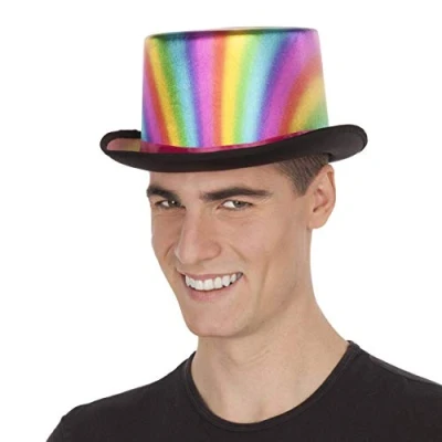 Afbeelding van Hoge hoed My Other Me Regenboog Één maat