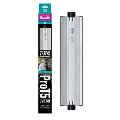 Afbeelding van Arcadia 8W Pro T5 UVB kit, 7% UV ShadeDweller lamp voor Geckos Leopard en andere schemerdieren