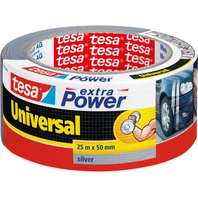 Afbeelding van Tesa Extra Power Universal, Ft 50 Mm X 25 M, Grijs Ducttape