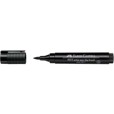 Afbeelding van Markeerstiften Faber Castell Pitt Artist Penseel Zwart (4 Stuks)