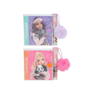 Afbeelding van Depesche TOPModel mini notitieboek met pen WILD 1 stuk