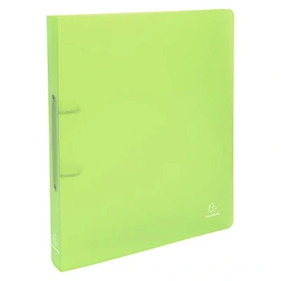 Afbeelding van Exacompta ringmap Chromaline, voor ft A4 maxi, uit PP , 2 ringen van 30 mm, groen 5 stuks