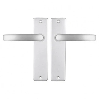 Afbeelding van Deurklink met blindschild Starx (Aluminium)