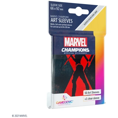 Afbeelding van Gamegenic Marvel Champions Art Sleeves Black Widow (50 stuks)