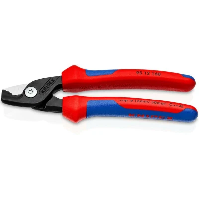 Image de KNIPEX 95 12 160 StepCut coupe câbles avec poignées multi composants bruni mm