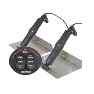 Afbeelding van Allpa elektrische trim tab set 12 x 30 12v (boot 34&#039; 54&#039; / 10 16m)