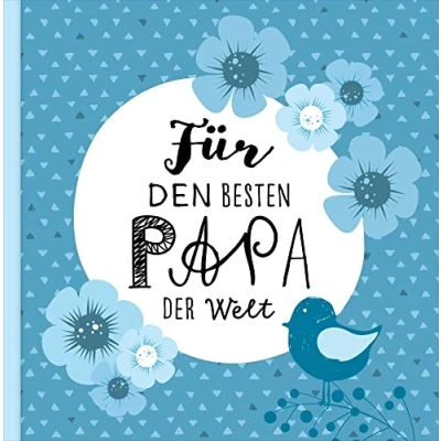 Afbeelding van Das Erinnerungsbuch für den besten Papa der Welt. Ausfüllbuch zum Verschenken Geburtstag, oder Vatertag. Liebevolle Geschenkidee von Tochter und Sohn. Geschenkbuch