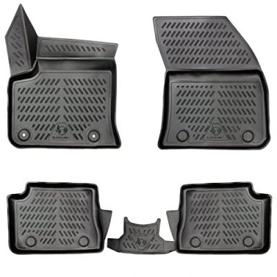 Afbeelding van ELMASLINE 3D rubbermatten set voor Citroen e C4 (elektrisch) vanaf 2020 5 cm hoge rand bouwjaar 2020, 2021 en 2022