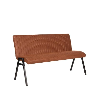 Afbeelding van Matz eetkamerbank 145cm cognac