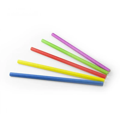 Afbeelding van Drinkrietje Papier Assortiment Ø10mmx24cm 100st.