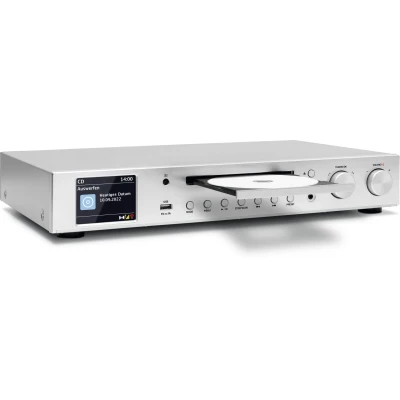 Afbeelding van TechniSat DIGITRADIO 143CD (V3) DAB+ en internetradio ontvanger CD Bluetooth Wi Fi zilver