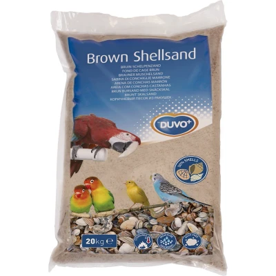 Afbeelding van Duvoplus Bodembedekking Vogel Schelpenzand 20kg Bruin 1st