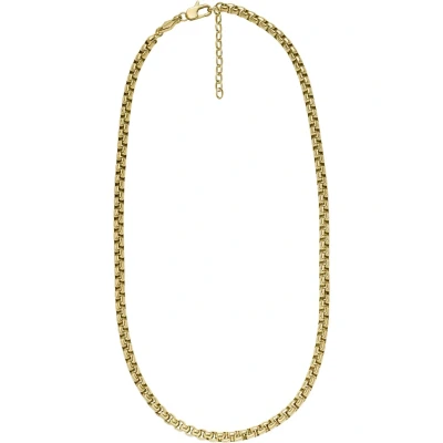 Afbeelding van Fossil Ketting goldcoloured, Dames, Maat: One Size, Gold coloured