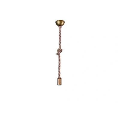 Afbeelding van TRIO ROPE Hanglamp Antiek messing excl. 1x E27 60W