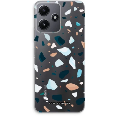 Afbeelding van Case Company® hoesje geschikt voor Xiaomi Redmi 12 Terrazzo N13 Soft Cover Telefoonhoesje Bescherming aan alle Kanten en Schermrand