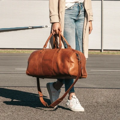 Afbeelding van The Chesterfield Brand William Travelbag cognac Weekendtas