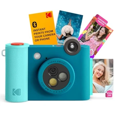 Image de Appareil Photo Numérique A Impression Instantanée Kodak Smile+ Bleu