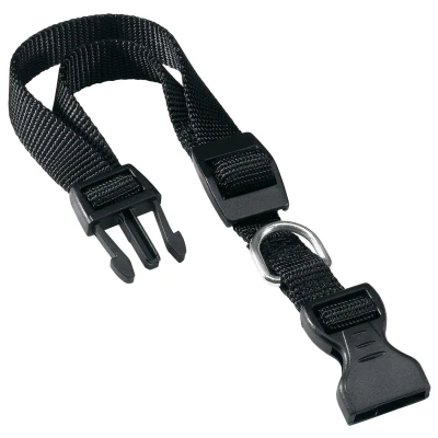 Afbeelding van Adori Klikhalsband Nylon Zwart Hondenhalsband 23 32X1.0 cm