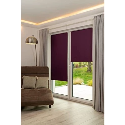 Afbeelding van Khome Klemmfix mini rolgordijn, 35 x 150 cm (b h), grijs, verduisterend, stof