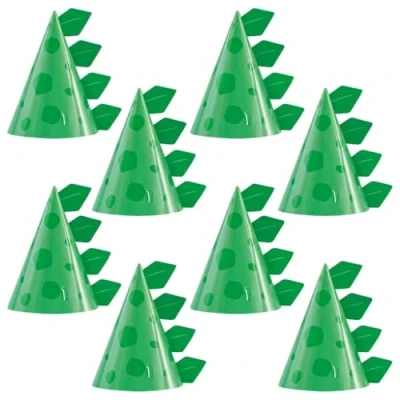 Afbeelding van Dinosaurus Blauw &amp; Groen Hoedjes 8 stuks