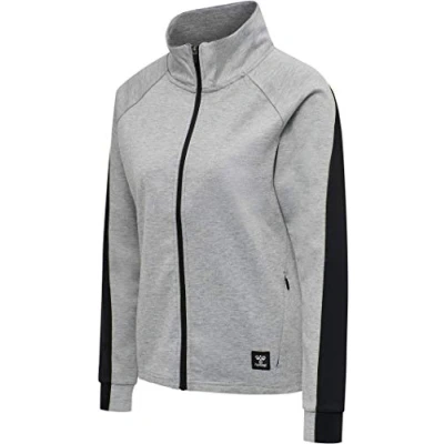 Afbeelding van Hummel Damen Zip Jacke Hmlessi Jacket Grey Melange XL